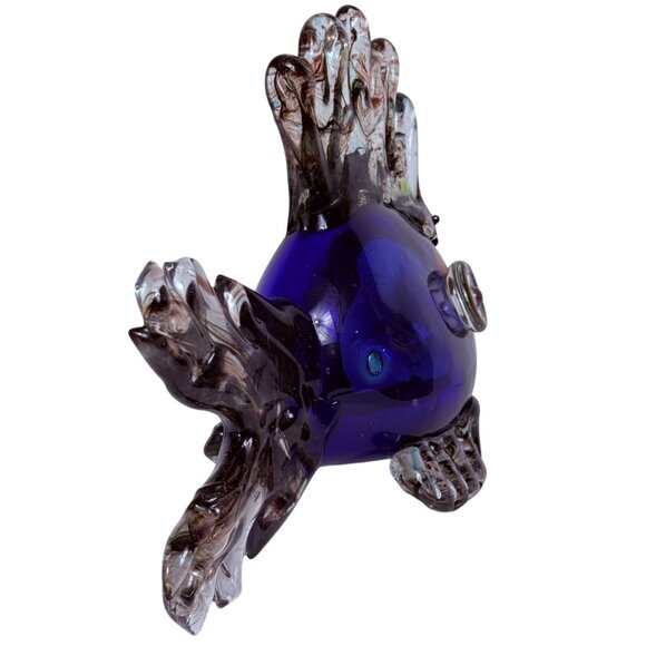 Murano Retro 70s Glass Fish Sculpture Multicolored Figurine Artistic Decor VTG - Picture 4 of 14